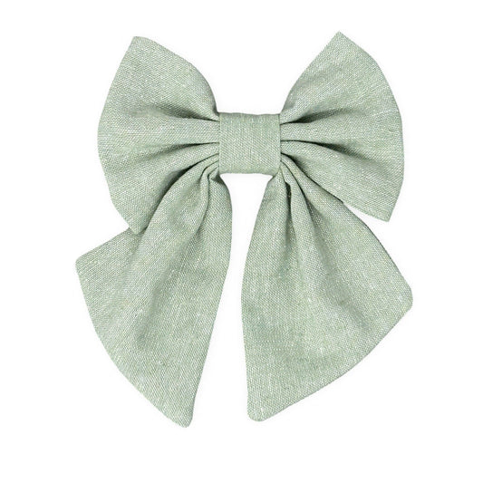 Sage Green Fancy Bow