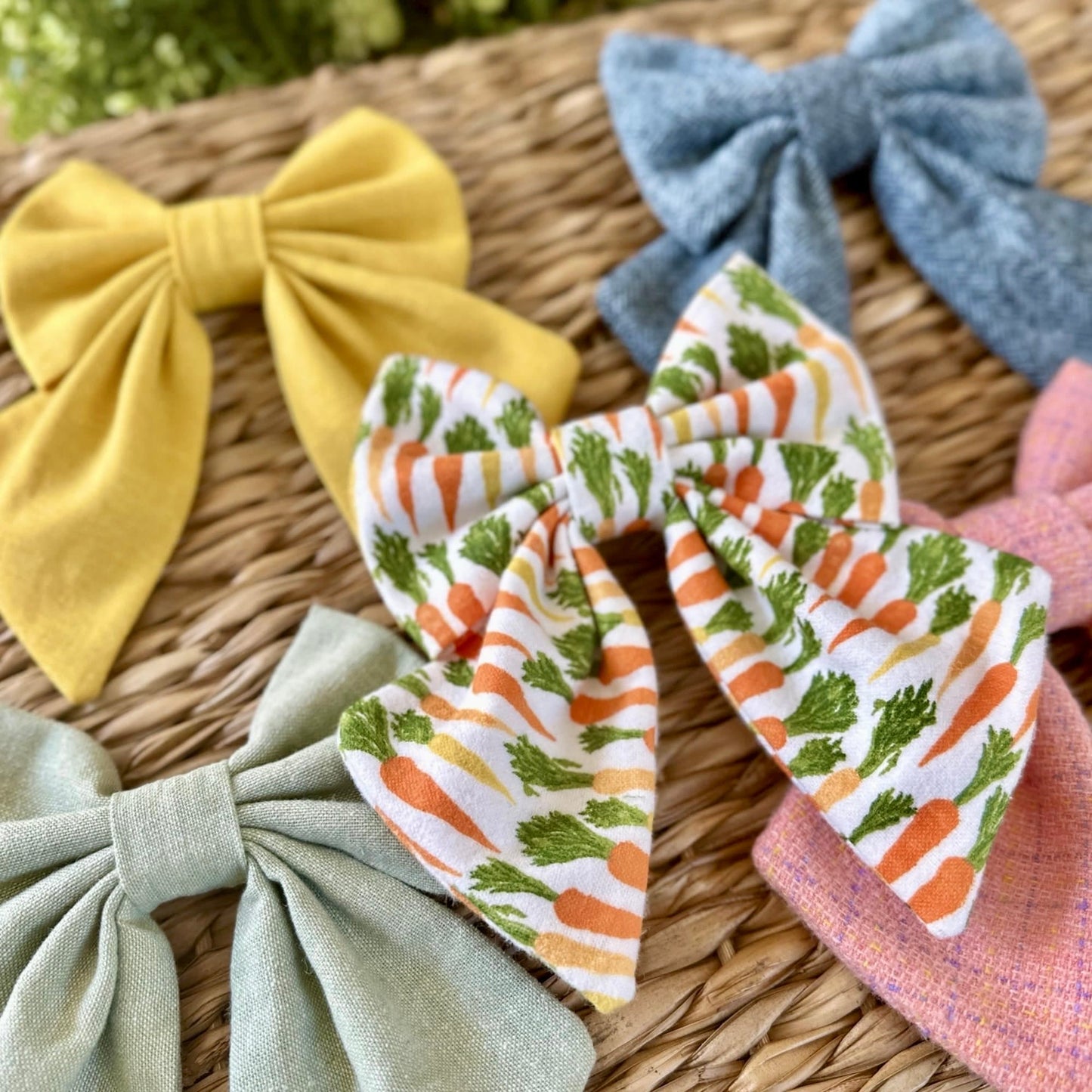 Marigold Fancy Dog Bow