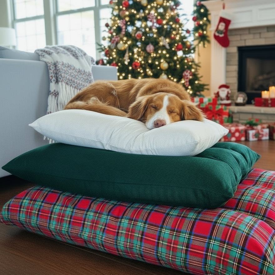 Cozy Flannel Pillow Bed