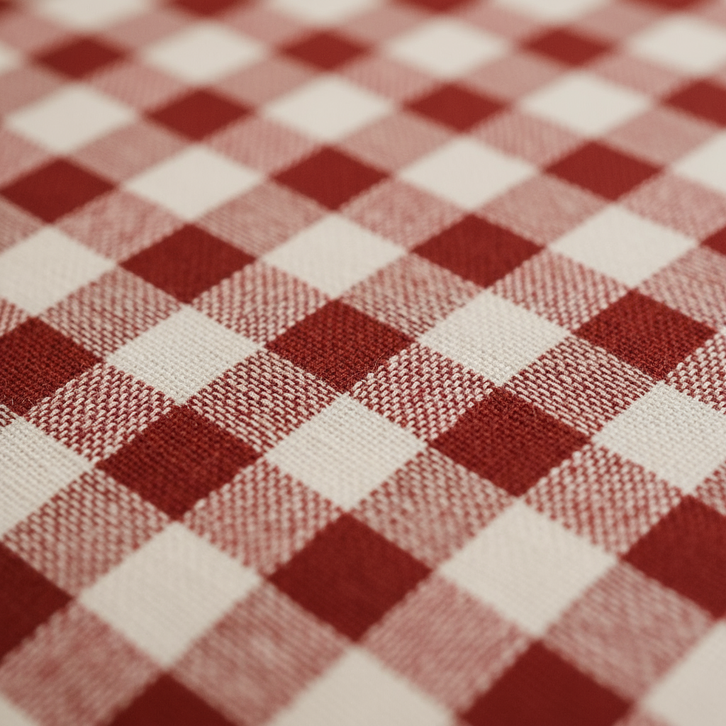 Red Gingham Pet Bed