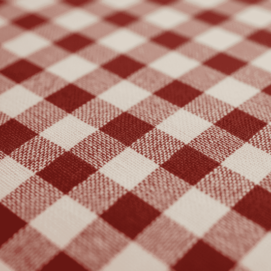 Red Gingham Pet Bed