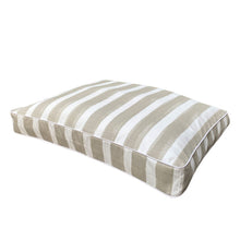 Load image into Gallery viewer, Tan stripe mattress dog bed
