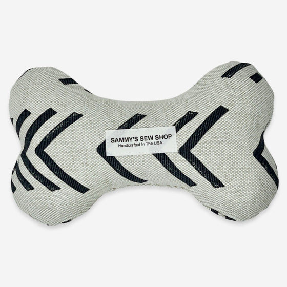 Mud Cloth Squeaky Bone Toy Preview Image