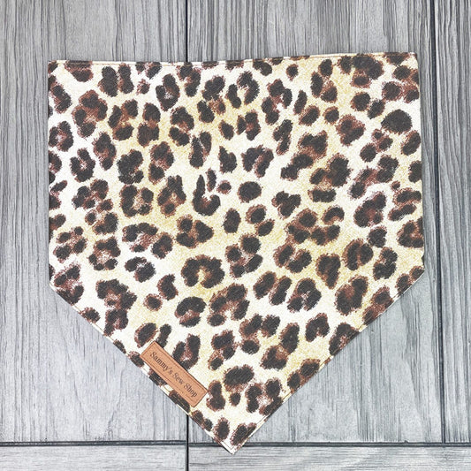 Leopard dog bandana