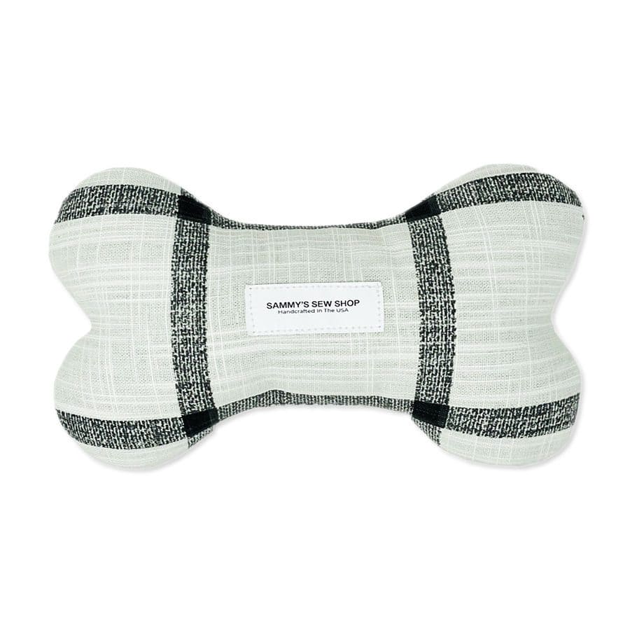 White Squeaky Dog toy