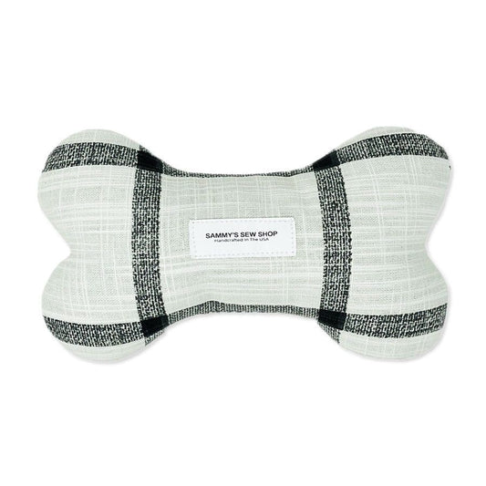 White Squeaky Dog toy