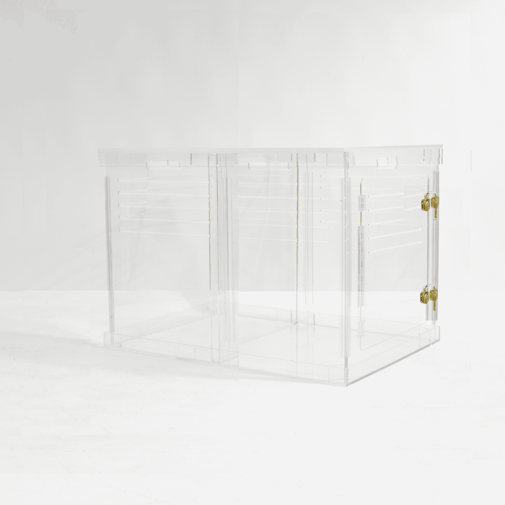 Clear Dog Crate to Gate | Small