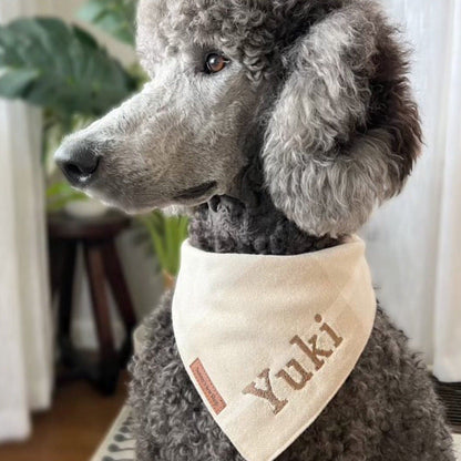 Cashmere Cappuccino Dog Bandana