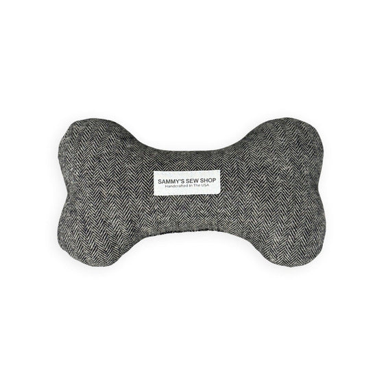 Charcoal Herringbone Squeaky Toy Preview Image