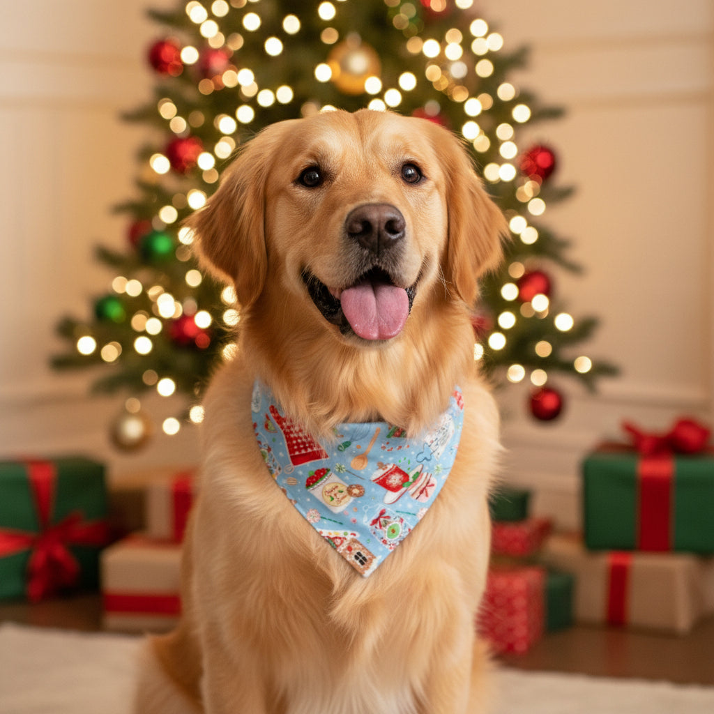 Christmas Cookies Dog Bandana