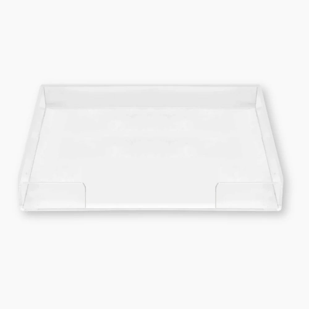 Clear Lucite Pet Trey Bed