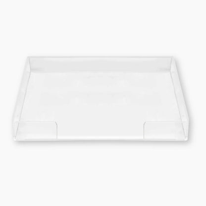 Clear Lucite Pet Trey Bed