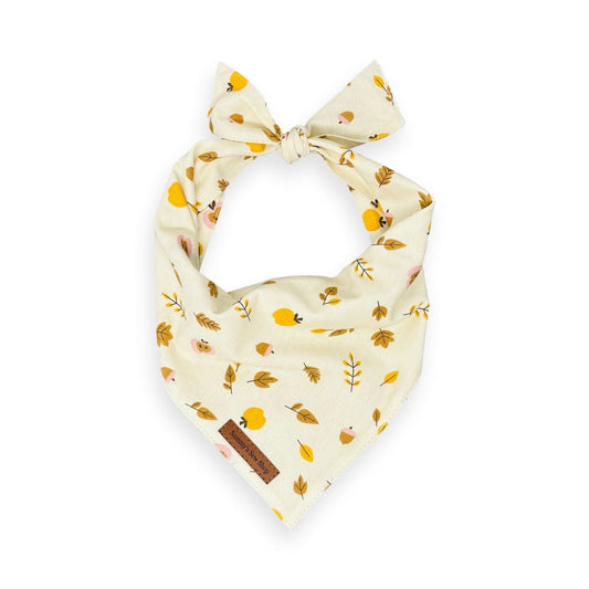 Cream Fall Dog Bandana