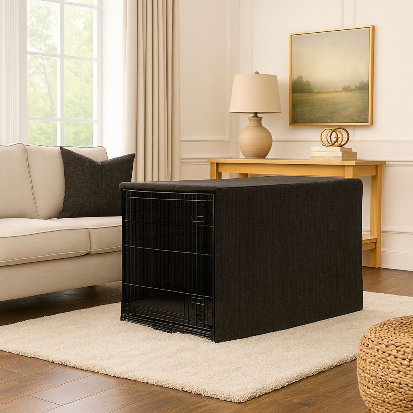 Textured Solids Crate Cover Set