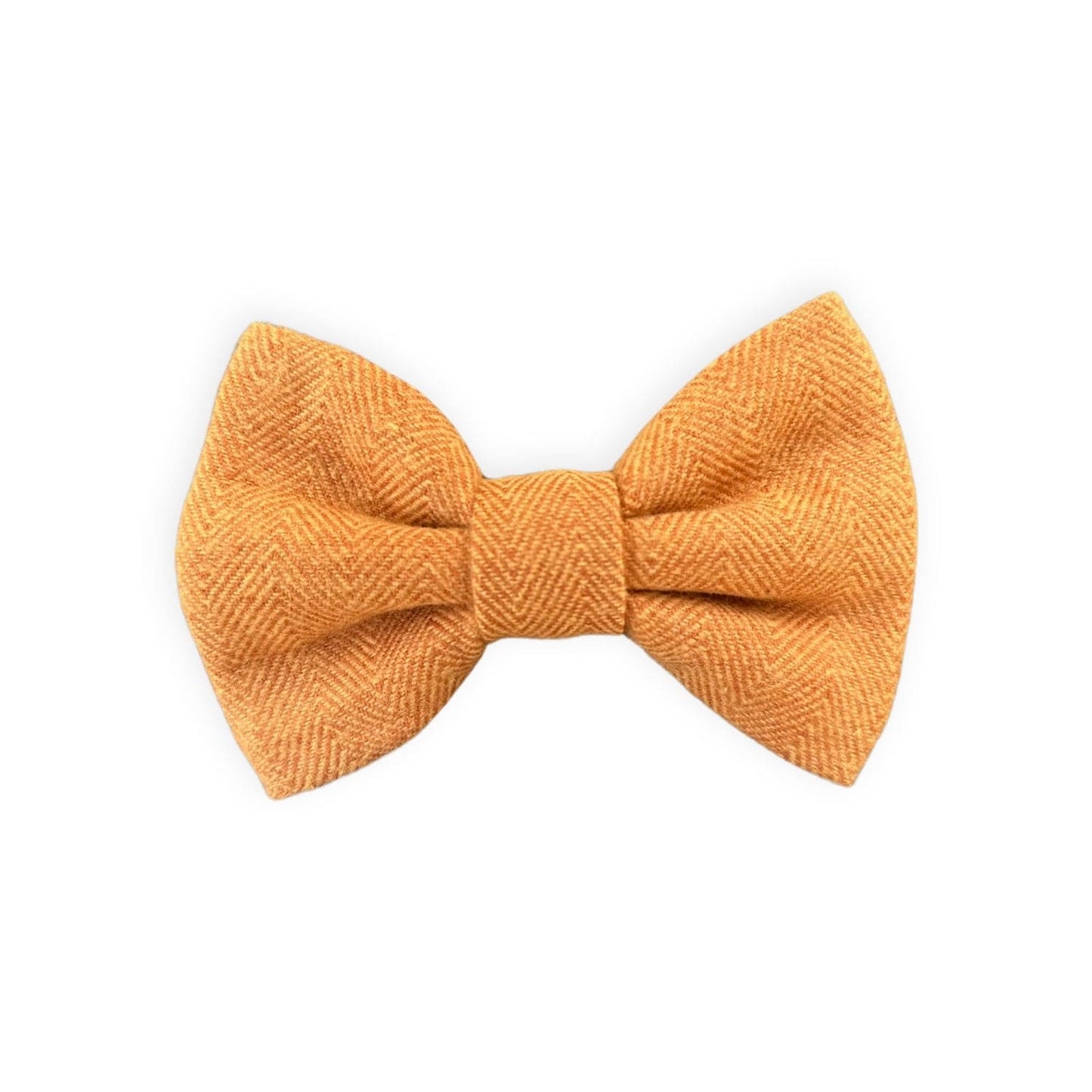 Pumpkin Spice Herringbone Bow Tie