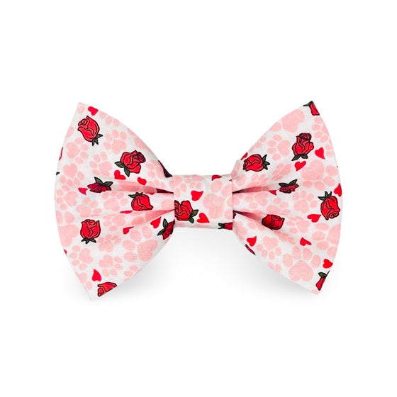 Paws & Roses Dog Bow Tie Preview Image