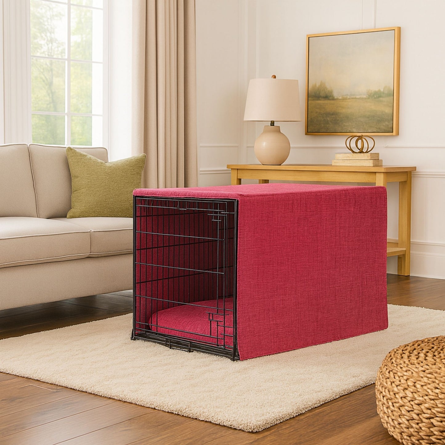 Textured Solids Crate Cover Set