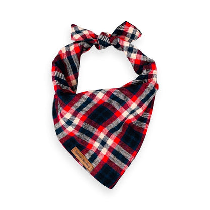 Plaid To The Bone Dog Bandana