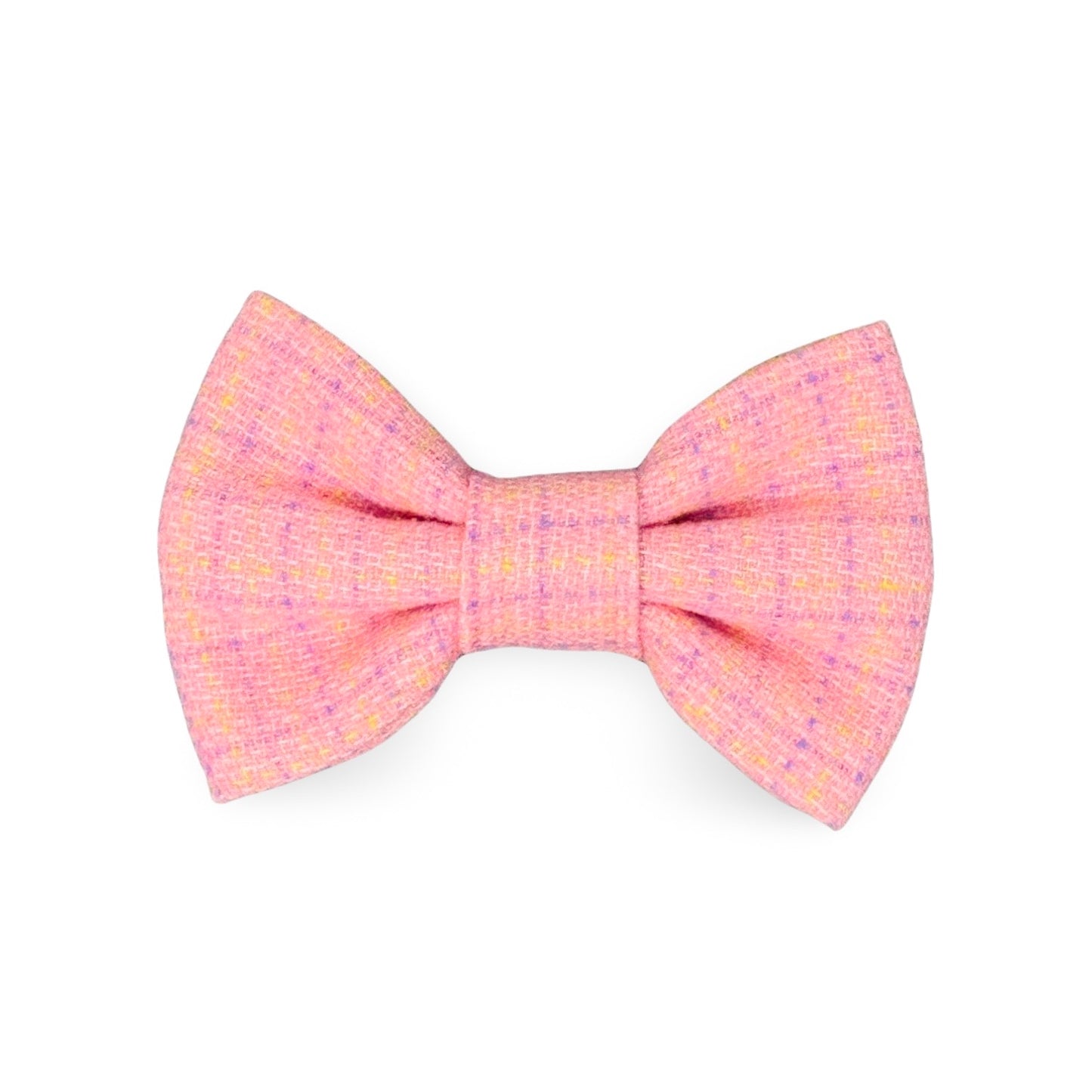 Pretty In Pink Dog Bow Tie