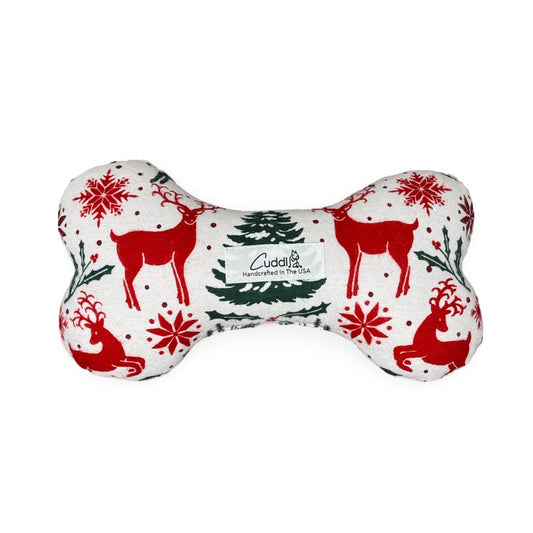 Winter Wonderland Holiday Dog Bone Toy