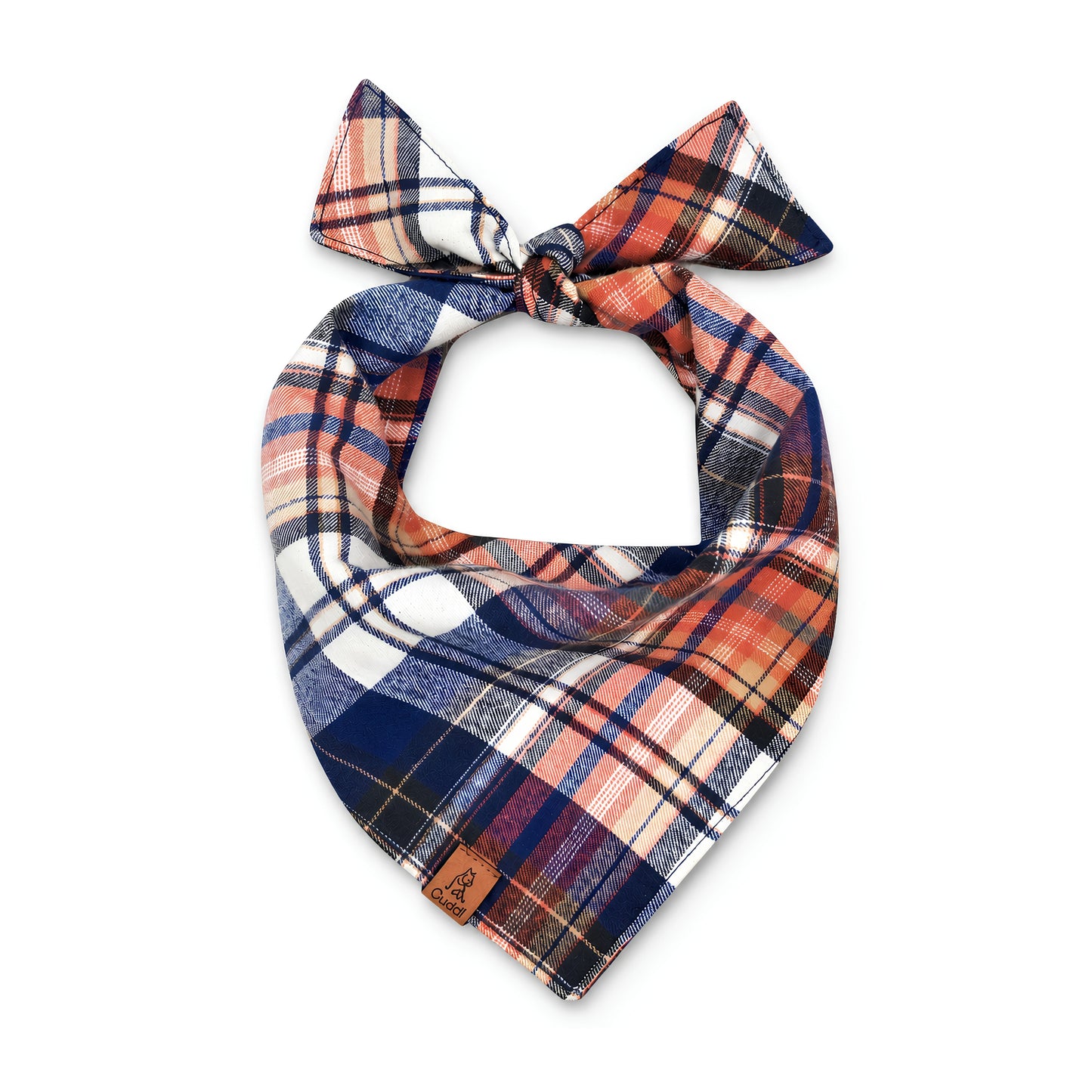 Autumn Trail Flannel Dog Bandana