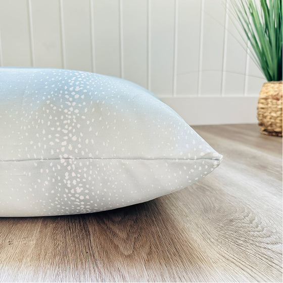 Mineral Blue Antelope Pillow Bed Lifestyle Preview Image