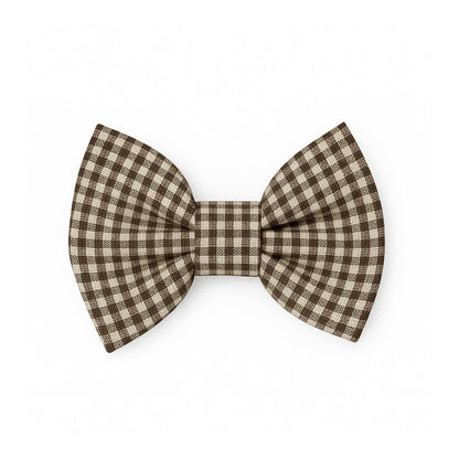 Chestnut Gingham Bowtie