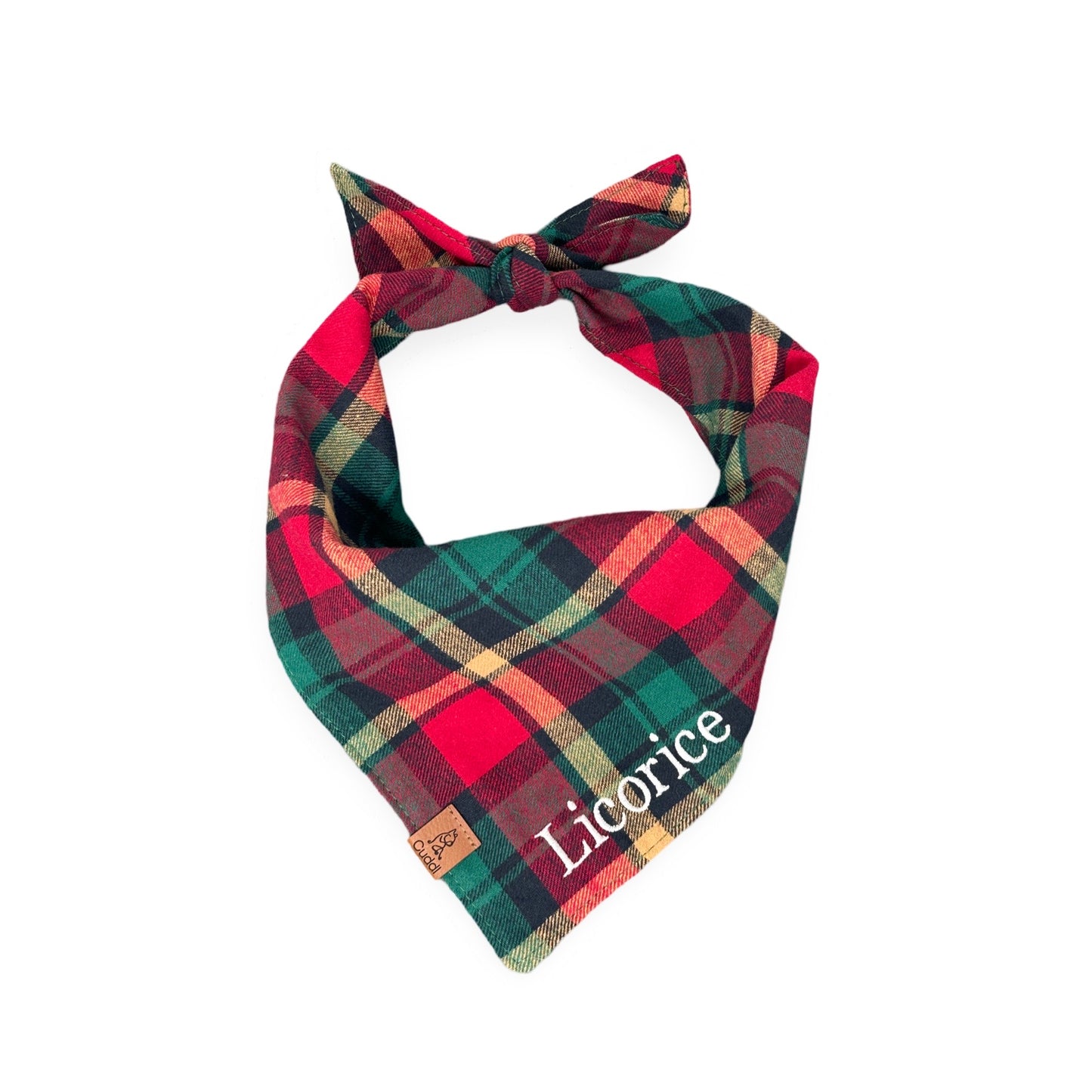 Fireside Plaid Dog Bandana