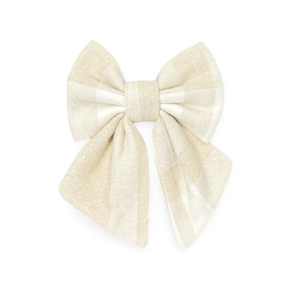 Cashmere Cappuccino Fancy Bow