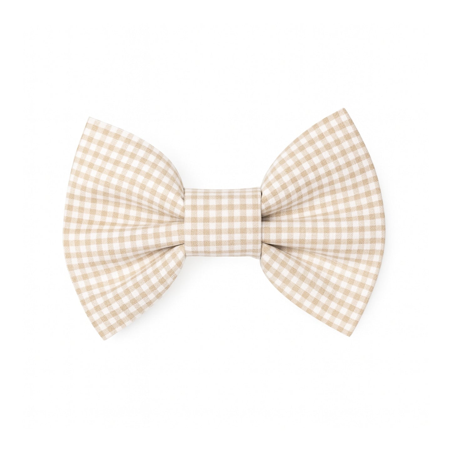Ecru Gingham Bowtie