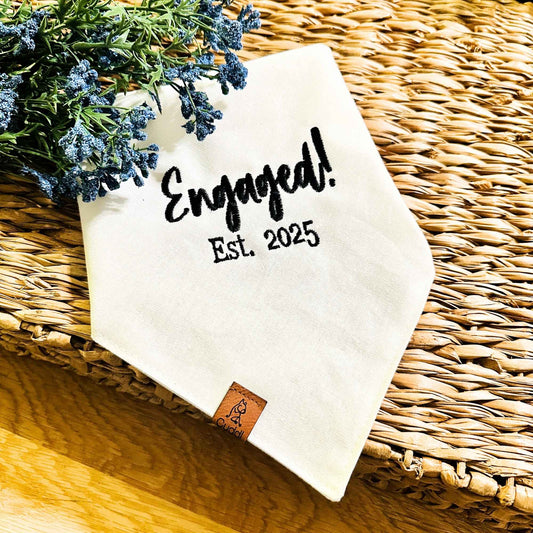 Engaged Dog Bandana