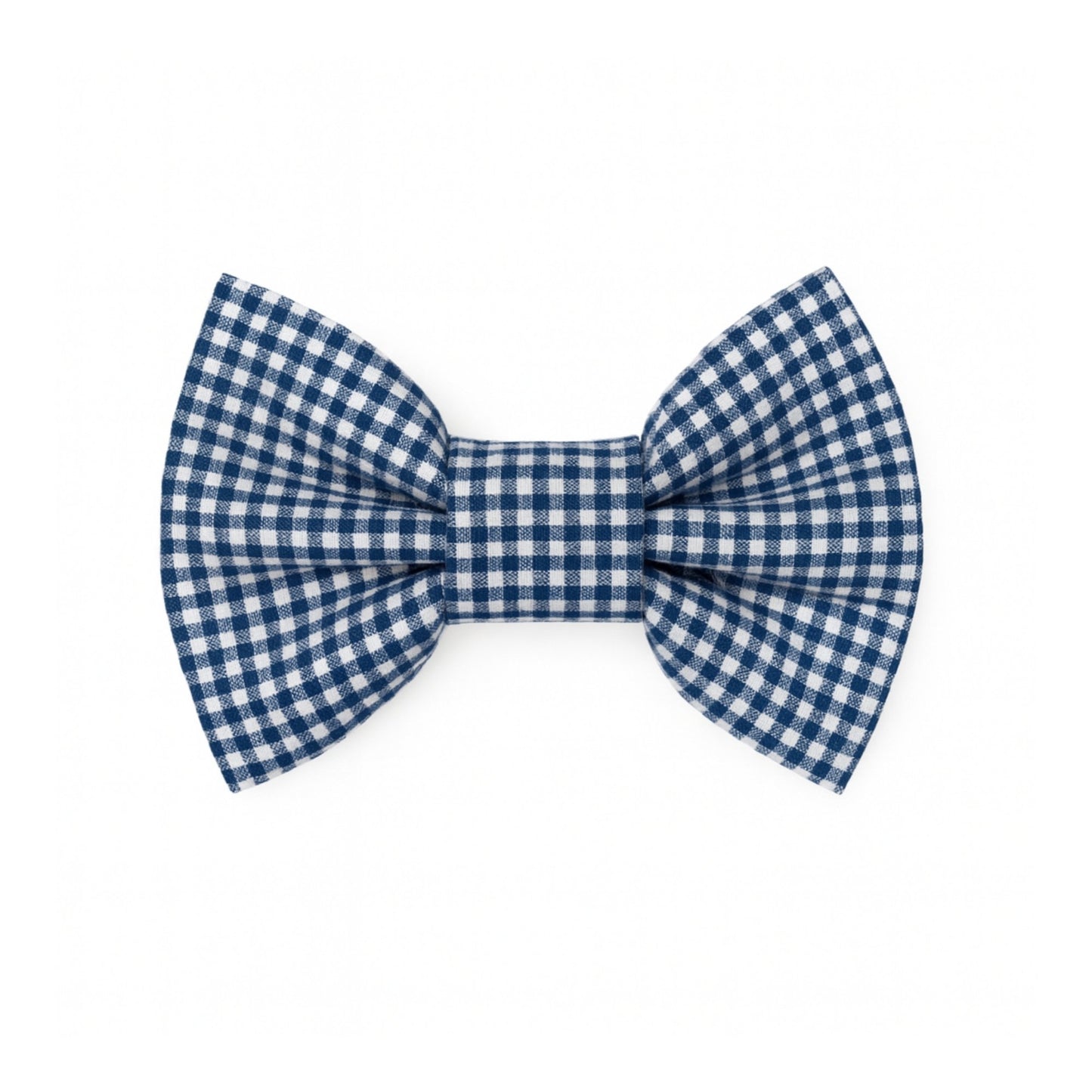 Navy Gingham Bowtie