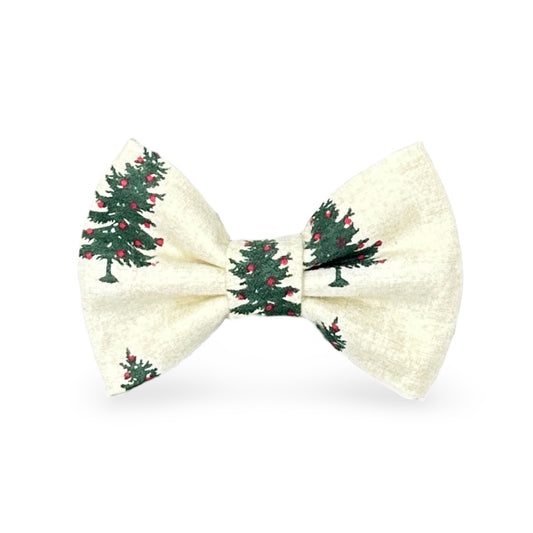 Furr Cream Bow Tie