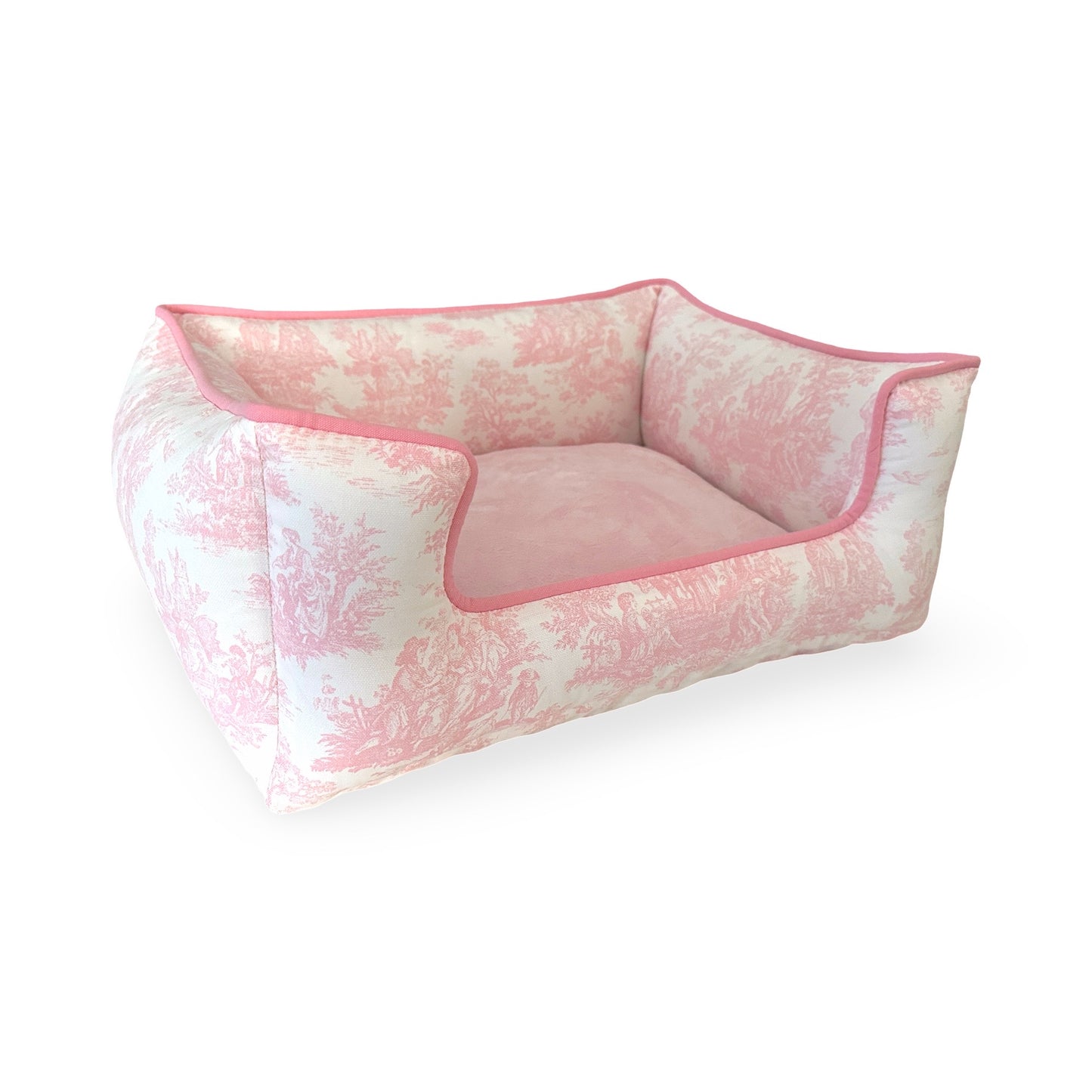 Pink Toile Drifter Dog Bed