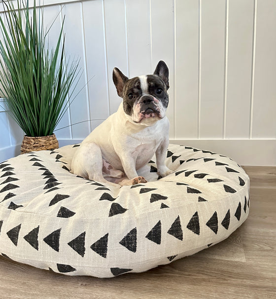 Boho Round Dog Bed Preview Image