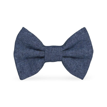 Stormy Blue Bow Tie