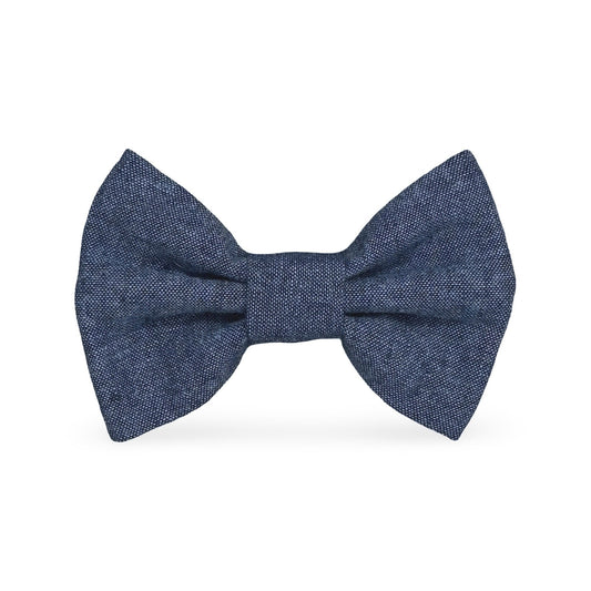 Stormy Blue Bow Tie