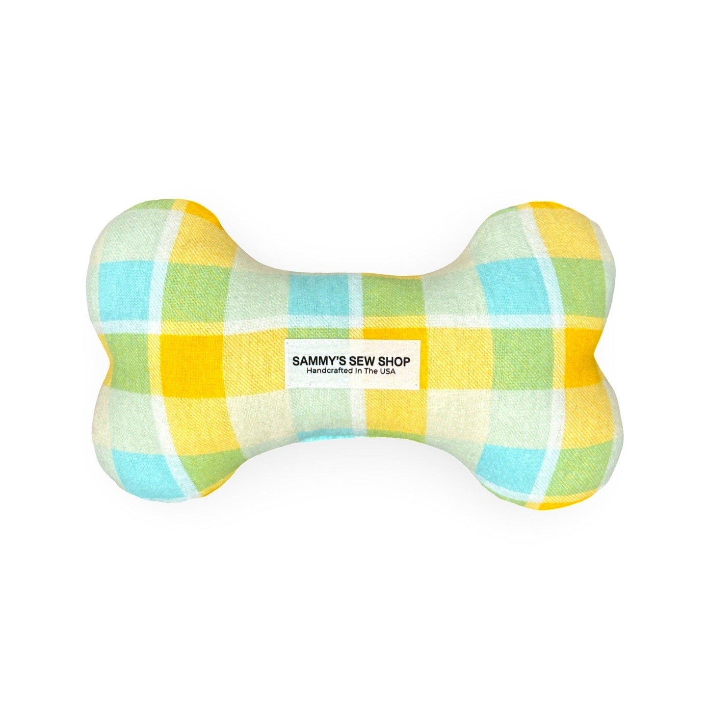 Peeps Plaid Dog Toy