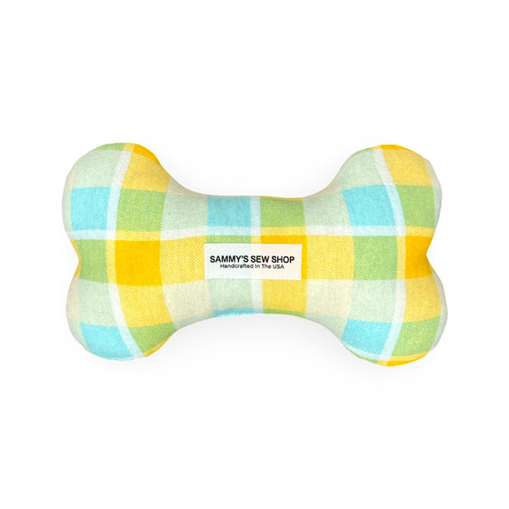 Peeps Plaid Dog Toy Preview Image