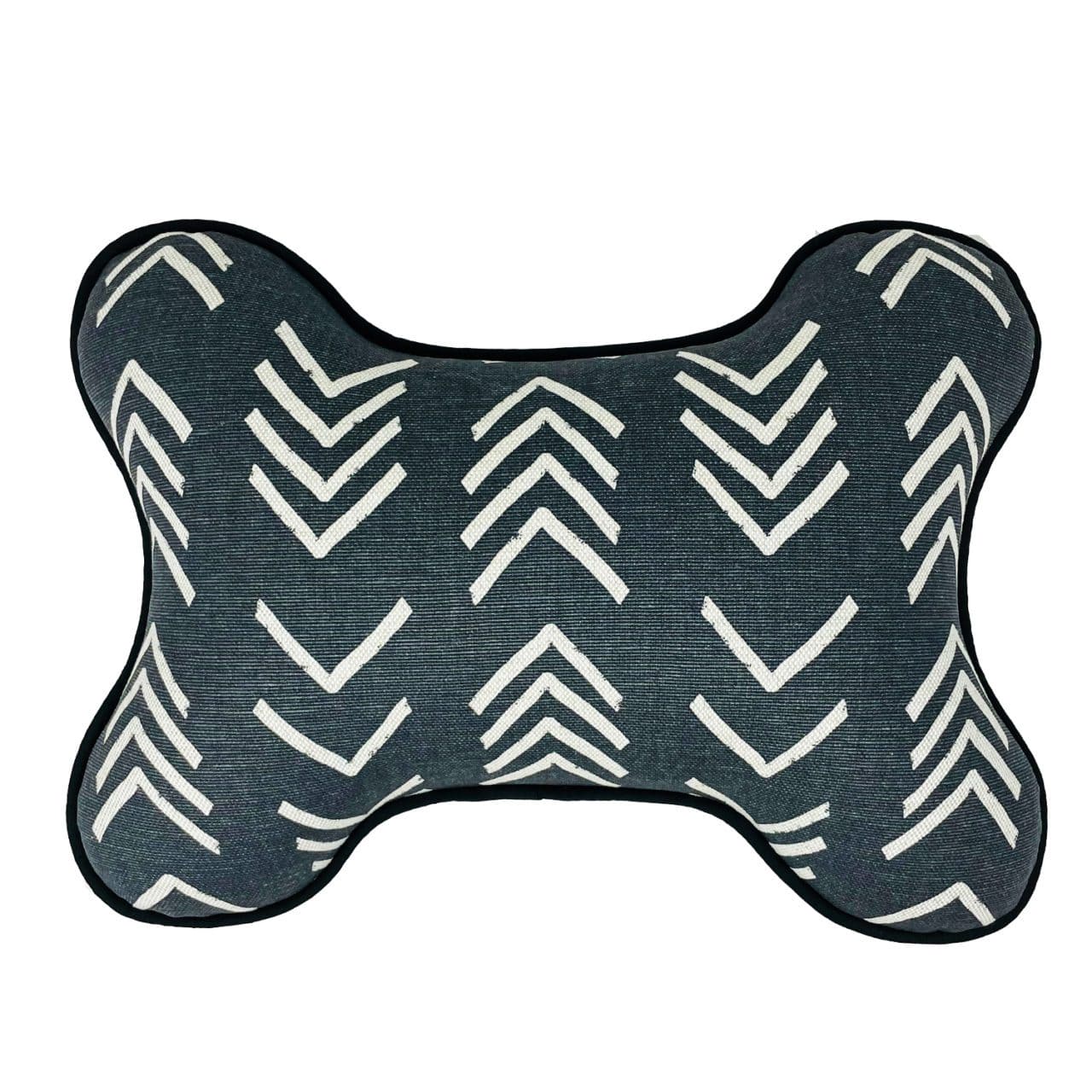 Black dog pillow