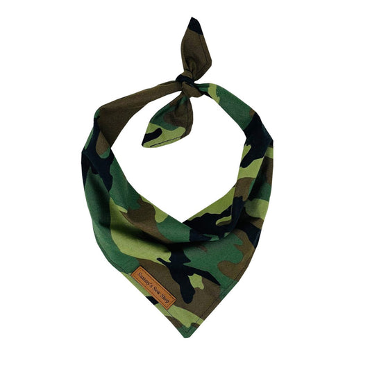 army camo dog bandana