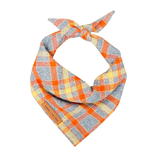 Orange dog bandana