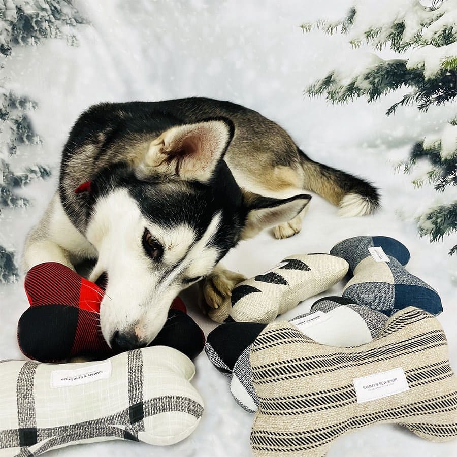 Husky squeaky toy hotsell