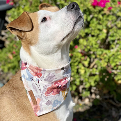 Flower dog bandana