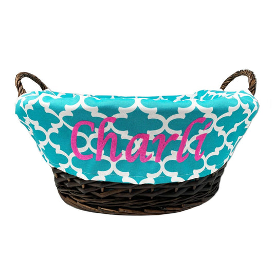 Teal and White Dog Toy box