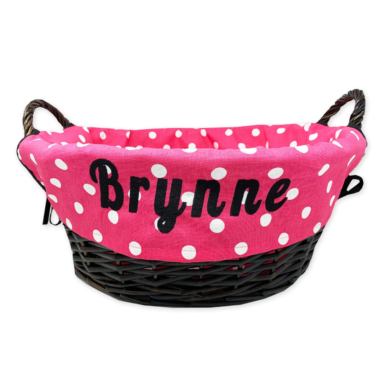 Pink polka dot Pet Toy Box