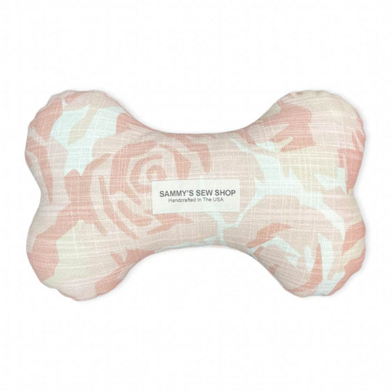 Rosebud Squeaky Dog Bone Toy Preview Image