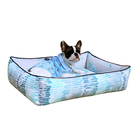 Shibori Seashell Snuggler Dog Bed Preview Image