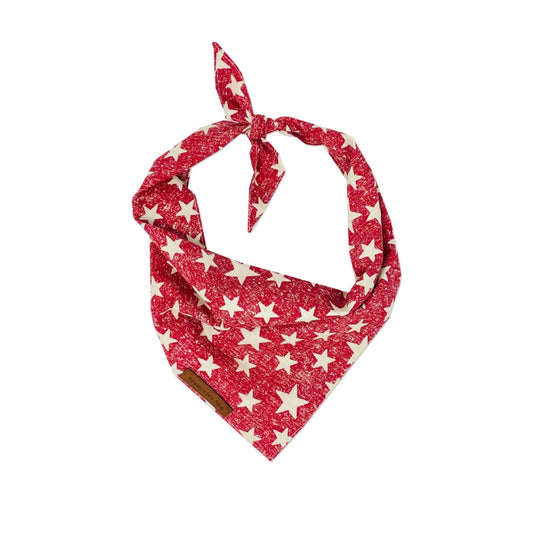 red star dog bandana