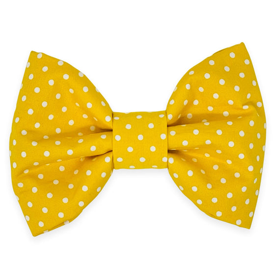 Yellow Mini Dot Bow Tie Preview Image